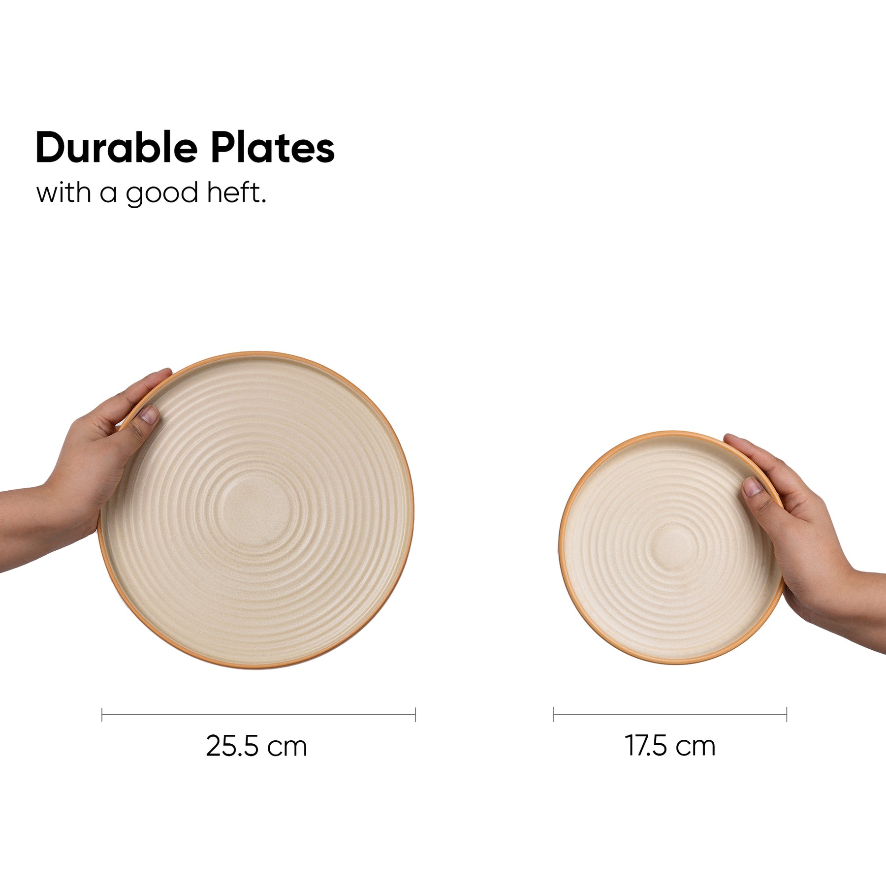 Ceramic Modern Dinner Set – 21 Pcs | Klay Collection | Stoneware | Matte Finish