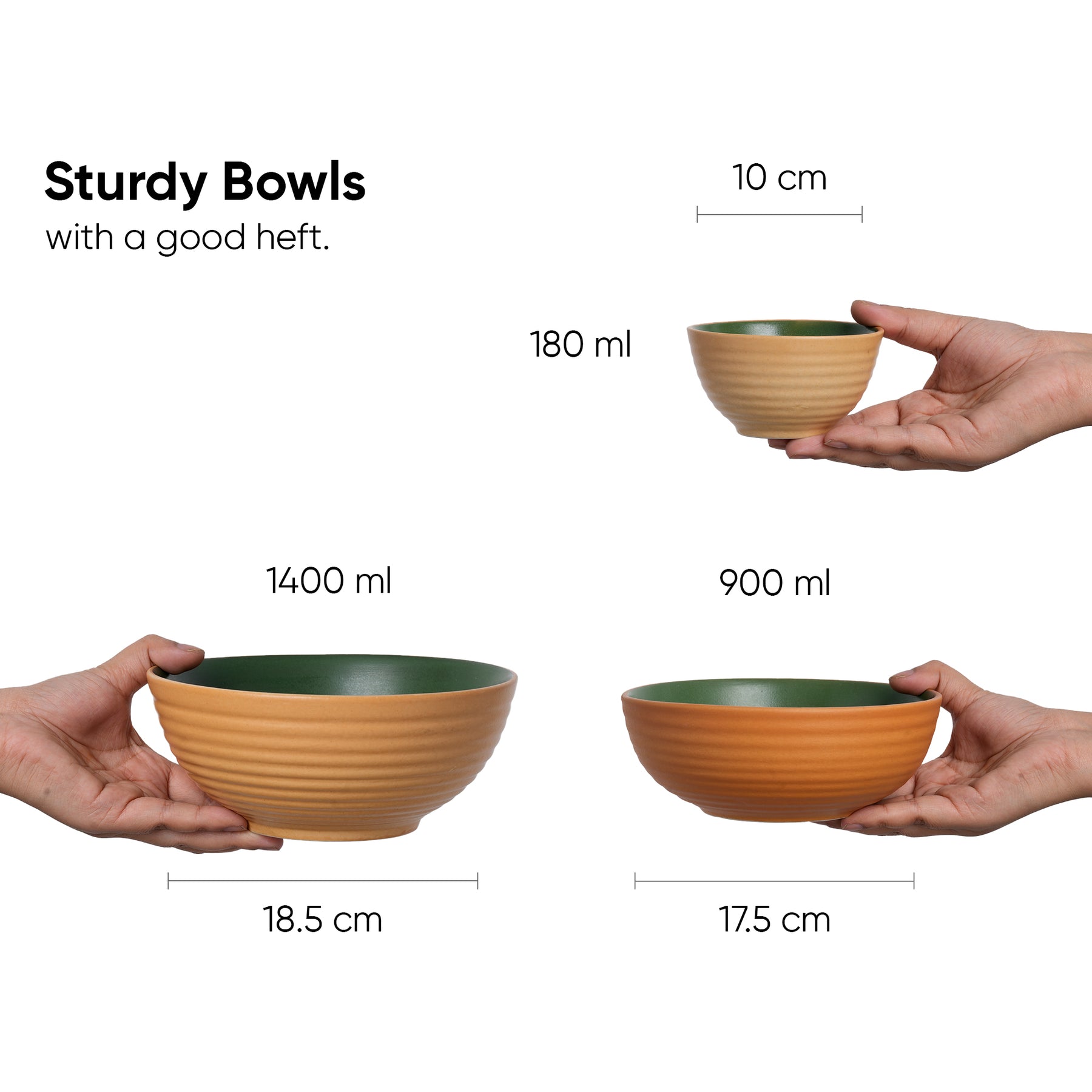 Ceramic Modern Dinner Set – 21 Pcs | Klay Collection | Stoneware | Matte Finish