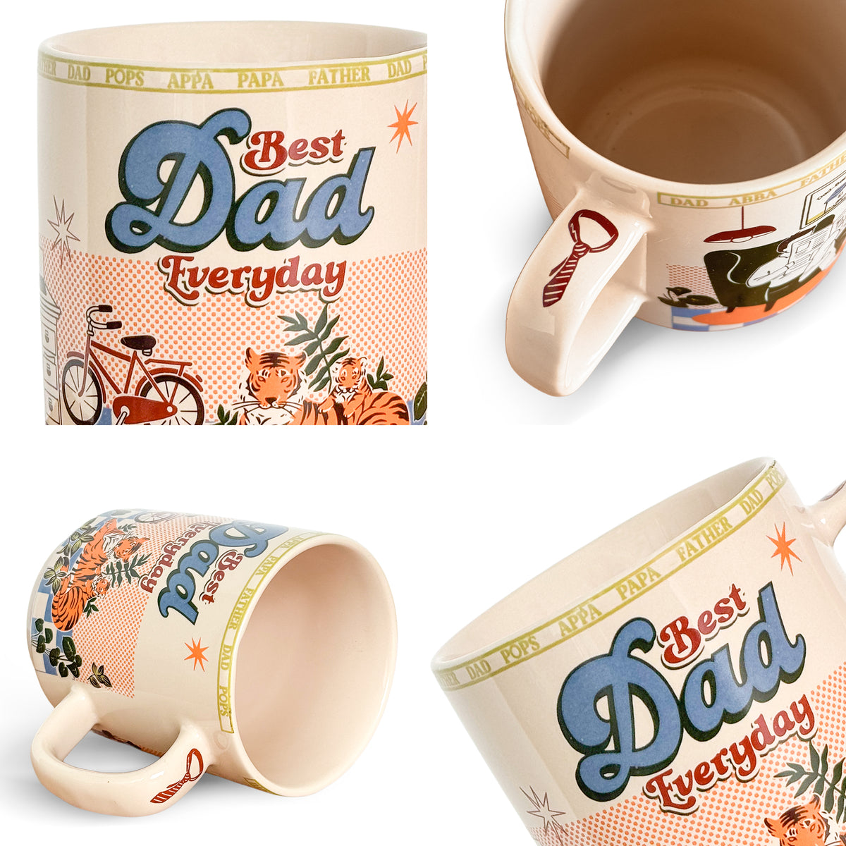 DAD Ceramic Coffee Mug, 300ml
