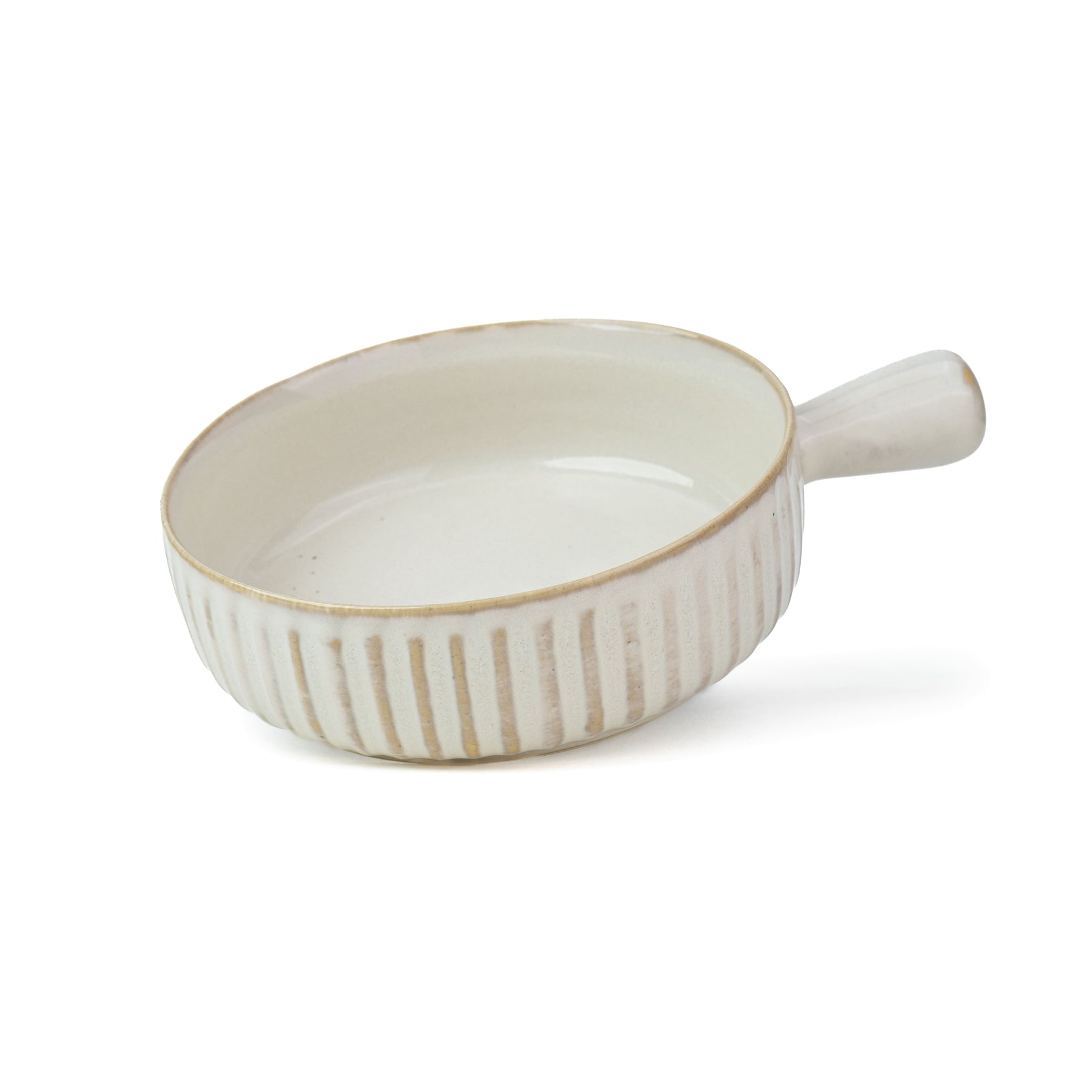 Shay Ceramic Pasta Bowl with Handle | Self Reactive Collection | Modern Tableware Online India