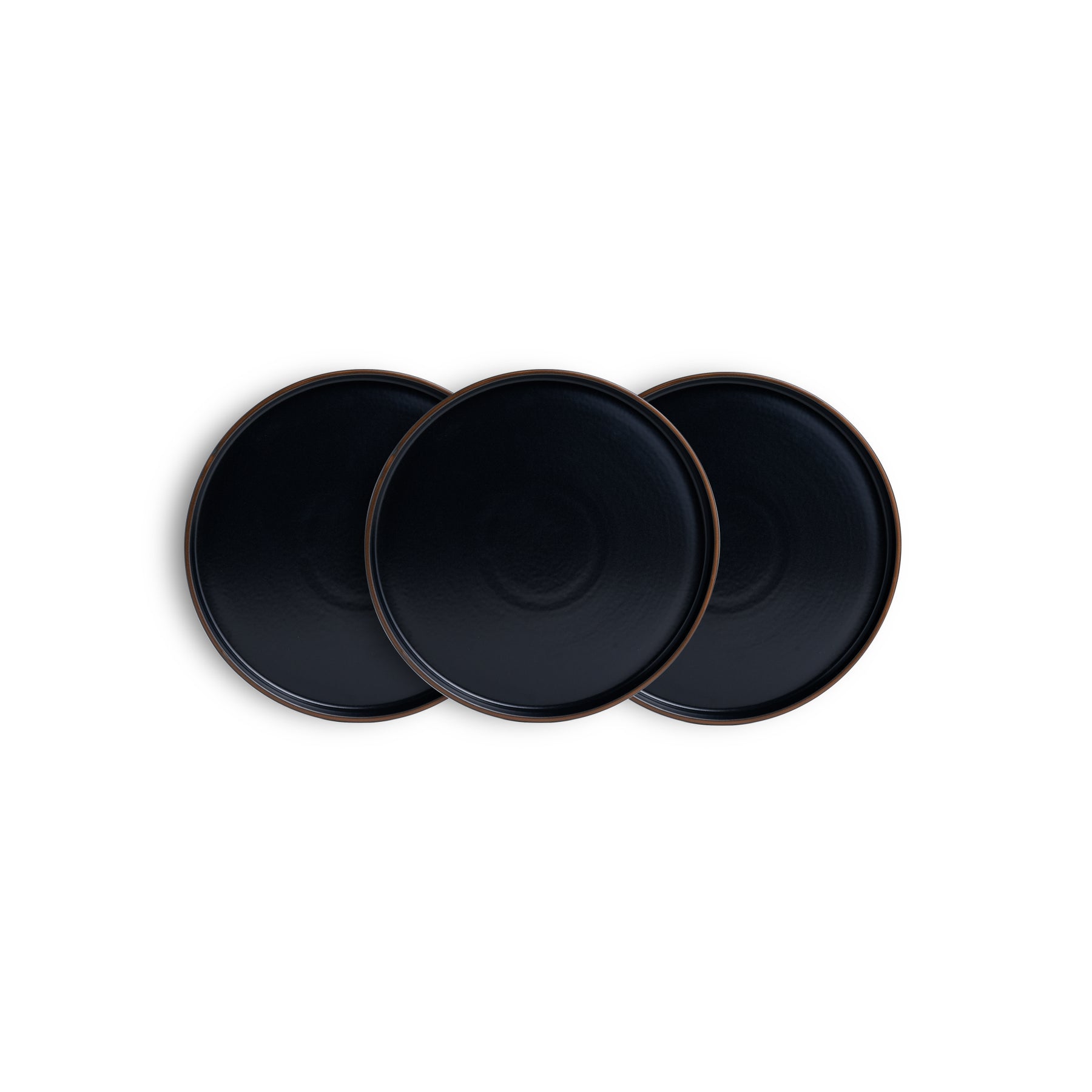 Ceramic Dinner Plates Set, 6 Pieces | Japandi Series | Matte Finish