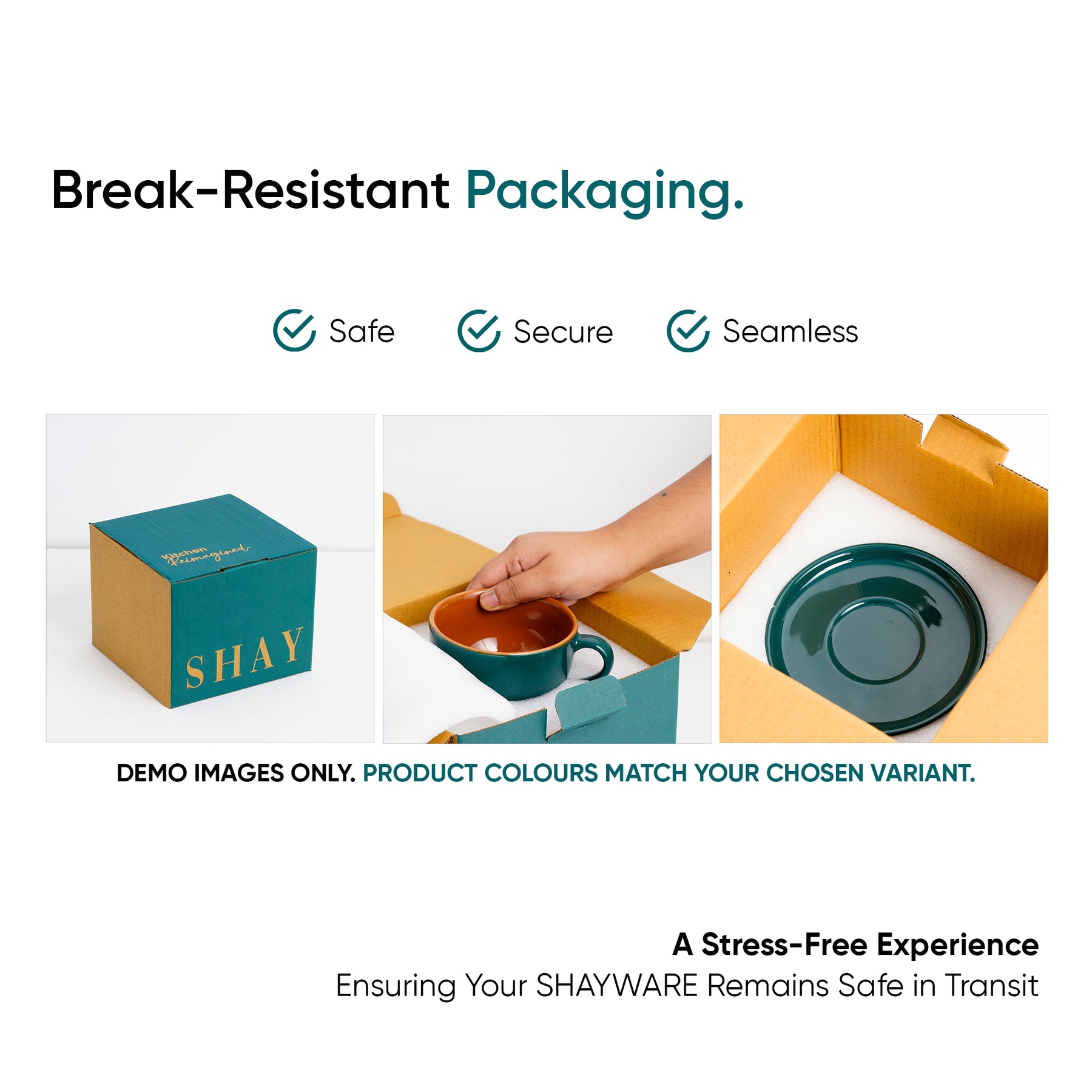 Large Grey Ceramic Coffee Cup & Saucer Set 320ml | XL Cuppa Collection