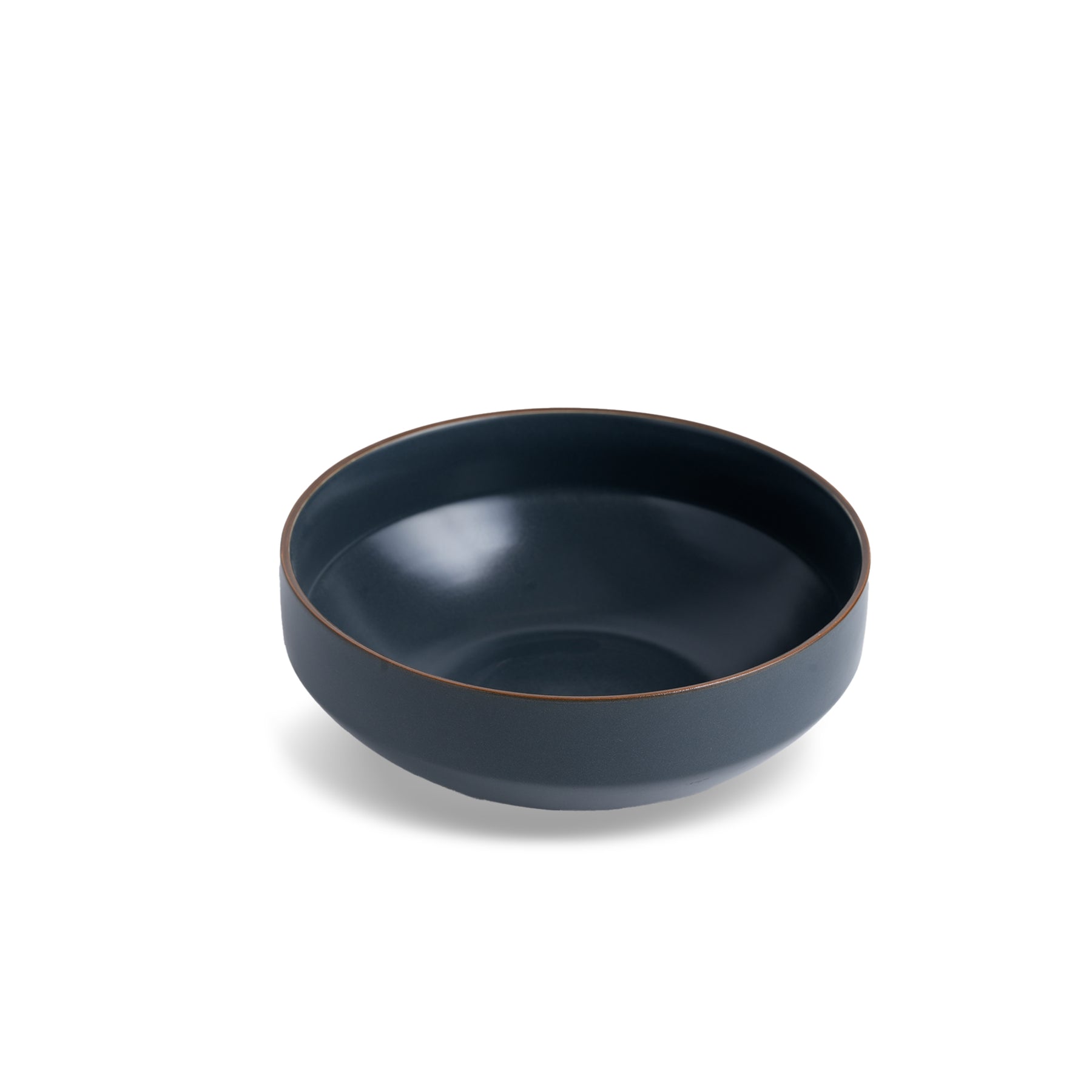 Ceramic Large Serving Bowl, 1500ml | Grey Matte Finish | Japandi Collection