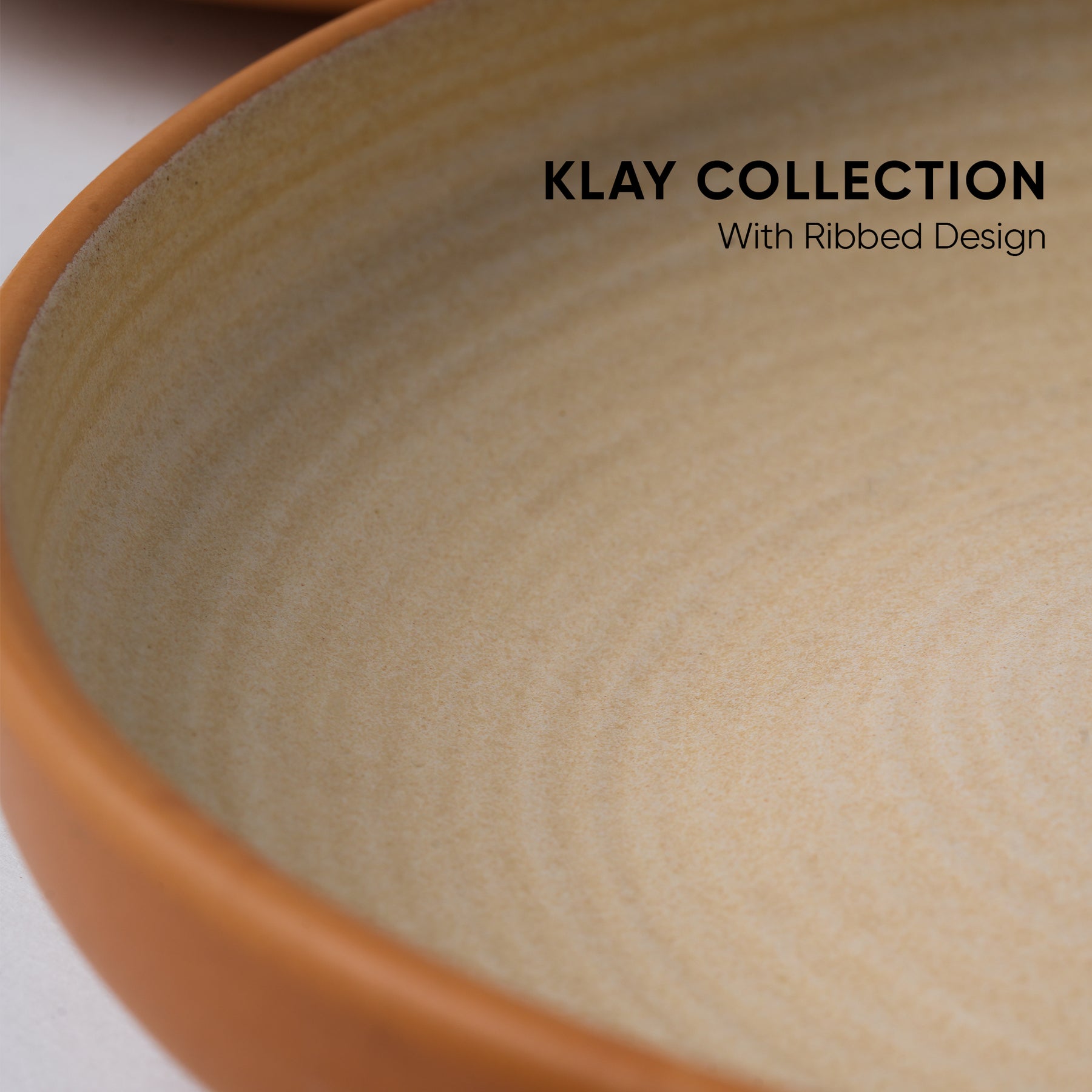 Stackable Ceramic Pasta Bowl Set – 2 Pcs | Klay White | 22cm | Matte Finish | Deep Ceramic Plates