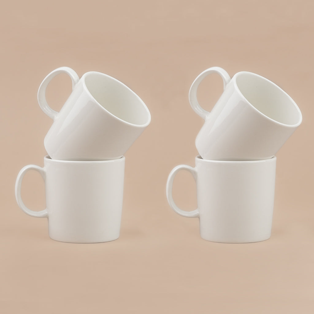Classic White Cup Set of 4