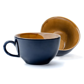 Blue Coffee Cup Coffee Mug Set of 2