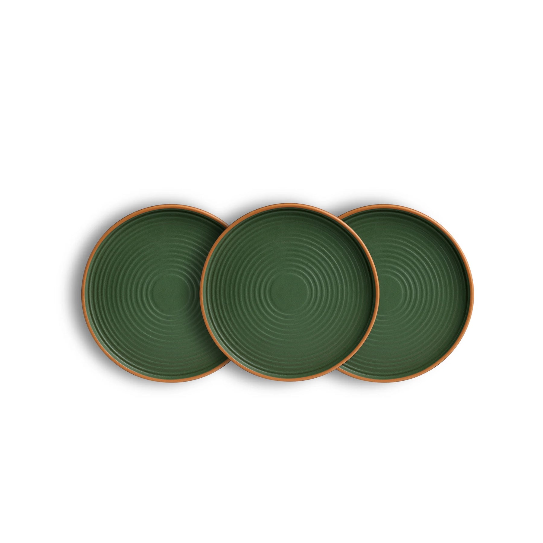 Ceramic Dinner Set | Klay Collection | 12 Pieces | Klay Green | Matte Finish