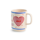 Premium Coffee Mug 370ml | XOXO Ceramic Coffee Cup | Glossy Love Mug