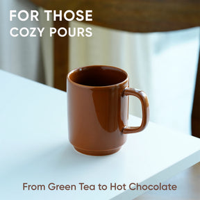 Ceramic Mug | Rise Collection |  1 Pc | Brown | 300ml