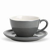 Ceramic Grey Cappuccino Cup & Saucer – 250 ML