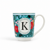 K Ceramic Coffee Mug – 300 ML | Alphabet Collection