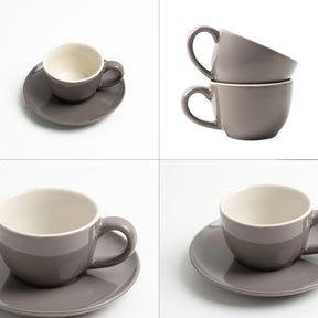 Ceramic Espresso Cup  Saucer Set | Set of 2 | 100ml