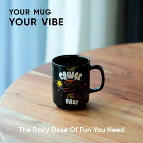 Ceramic Mug – Cringe Cat | 300ml | Glossy Finish | Rise Collection