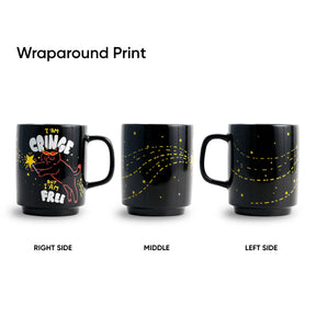 Ceramic Mug – Cringe Cat | 300ml | Glossy Finish | Rise Collection