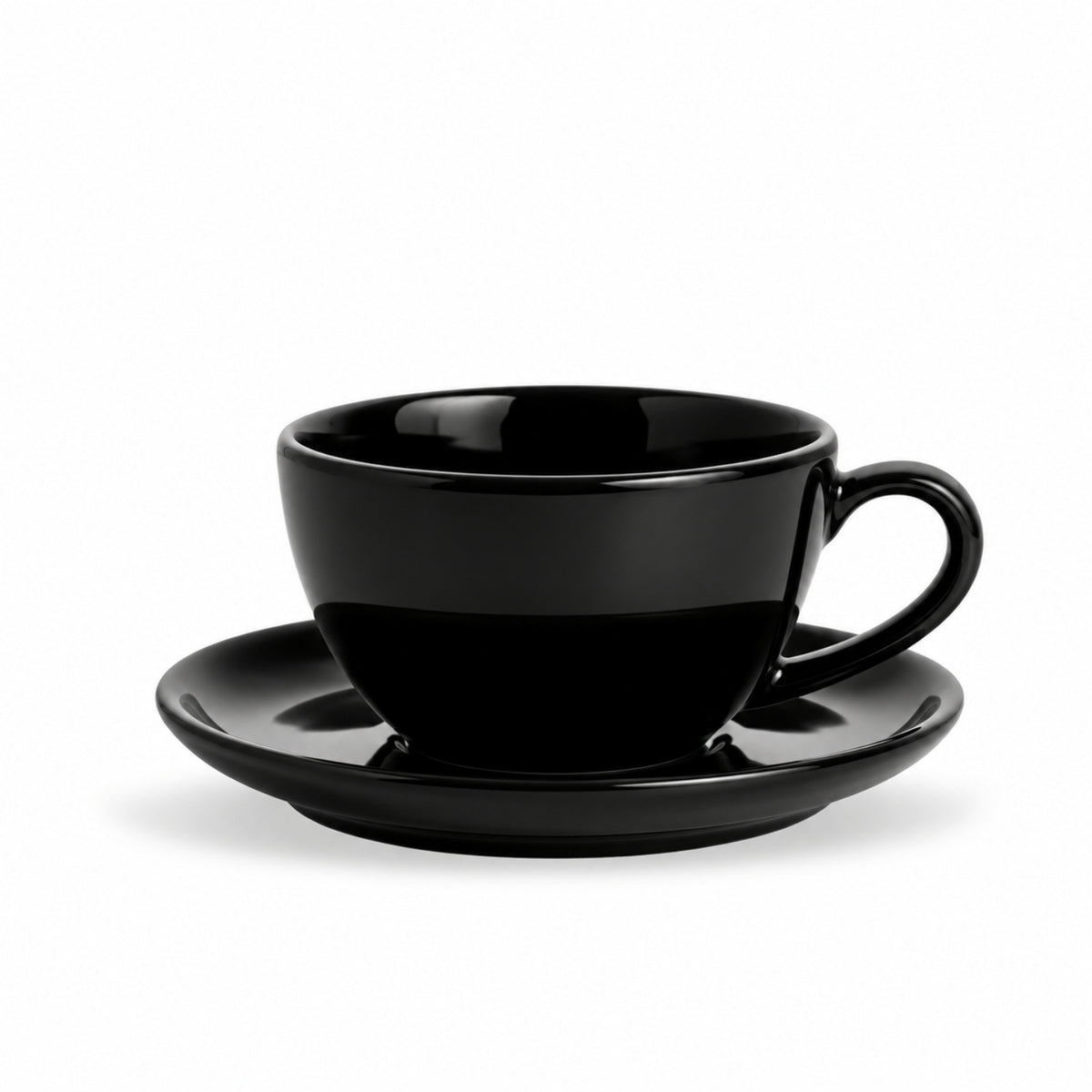 Ceramic Cappuccino Cup & Saucer – 250 ML