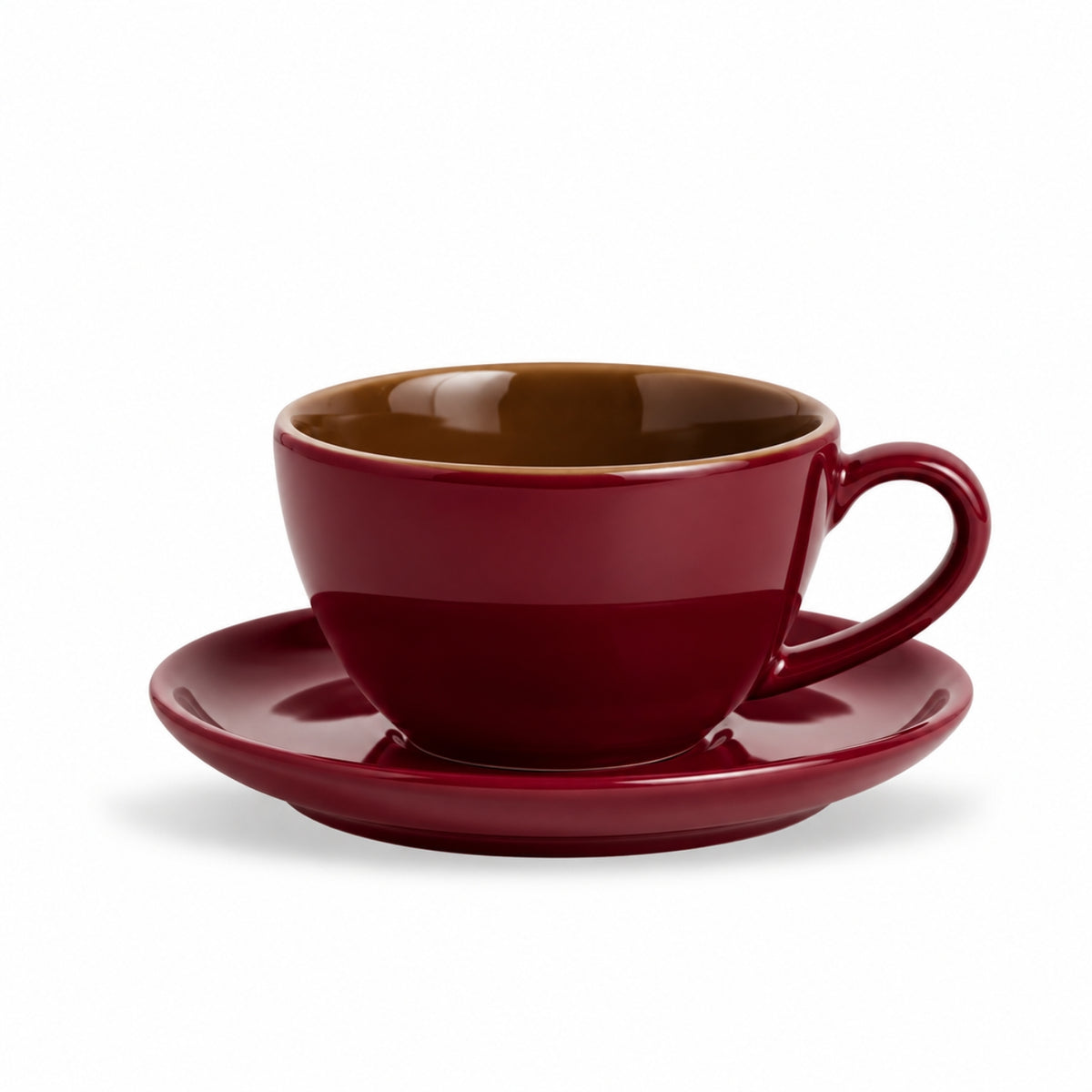 Ceramic Cappuccino Cup & Saucer – 250 ML