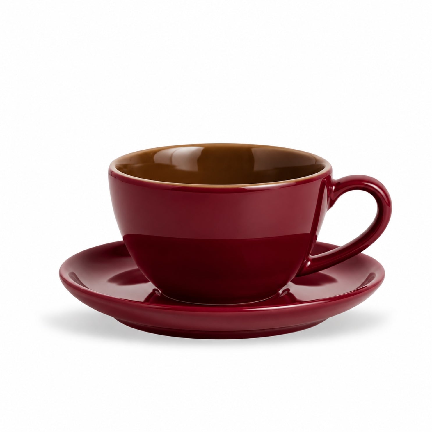 Ceramic Cappuccino Cup & Saucer – 250 ML