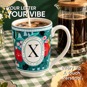 X Ceramic Coffee Mug – 300 ML | Alphabet Collection