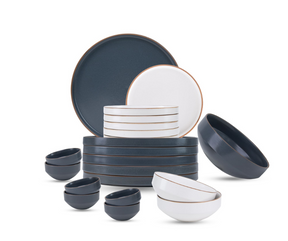 Japandi Ceramic Dinner Set of 21