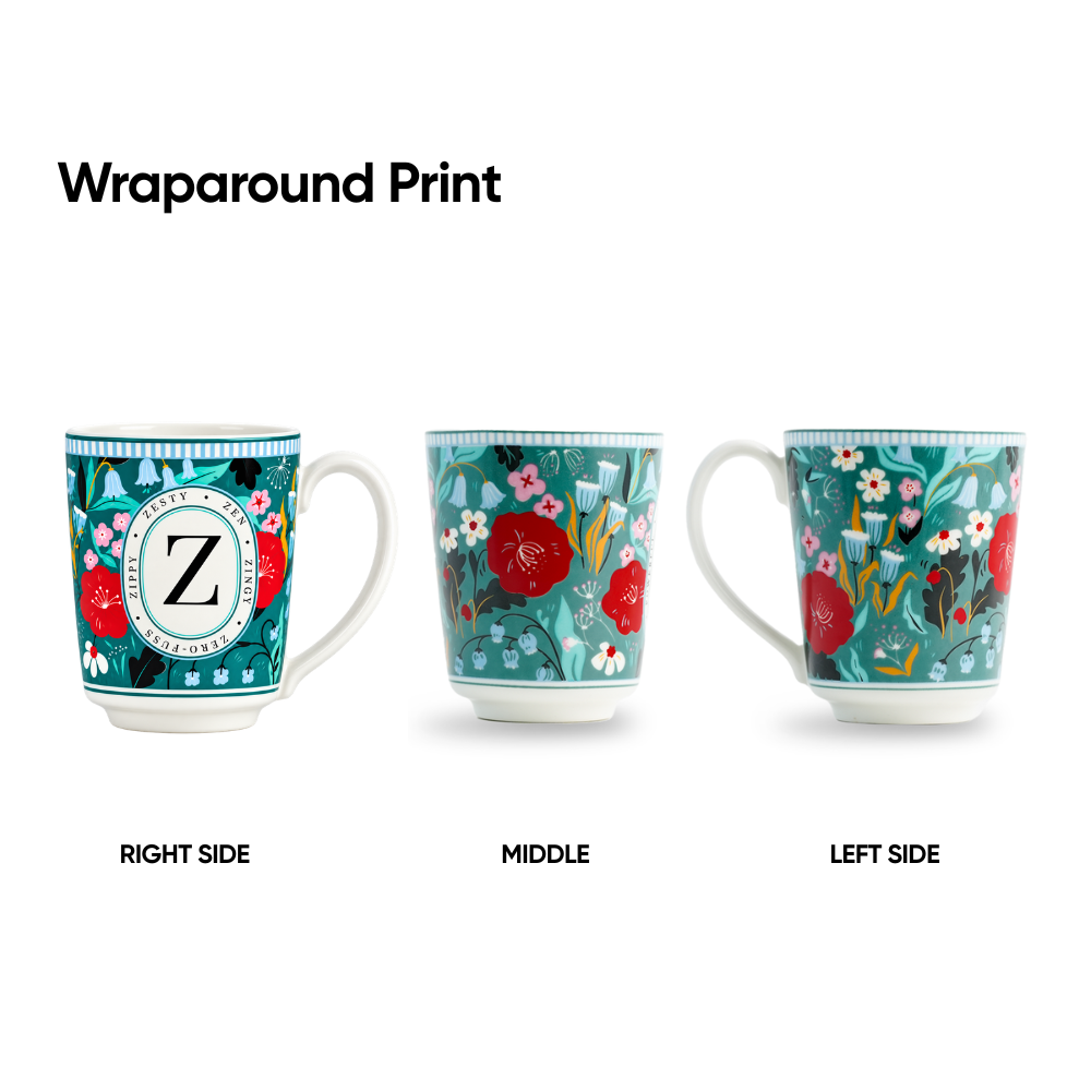 Z Ceramic Coffee Mug – 300 ML | Alphabet Collection