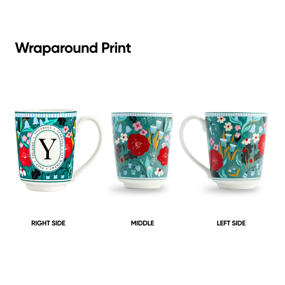 Y Ceramic Coffee Mug – 300 ML | Alphabet Collection