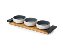 Shay Ceramic Snack Bowl & Tray Set | 300ml | Matte Finish | Premium Stoneware