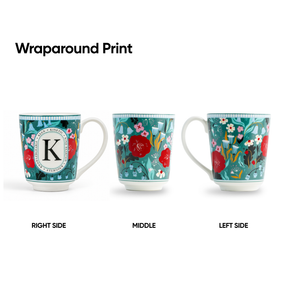 K Ceramic Coffee Mug – 300 ML | Alphabet Collection