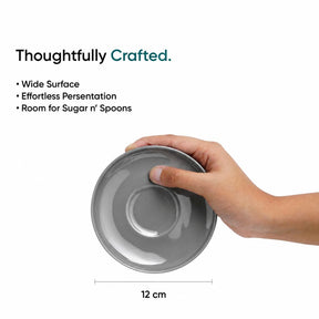Ceramic Espresso Cup  Saucer Set | Set of 2 | 100ml