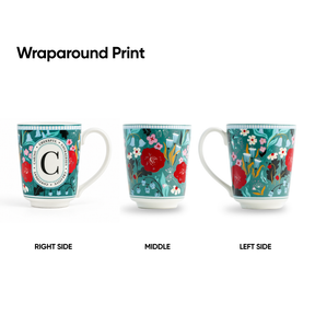 C Ceramic Coffee Mug | 300 ML | Alphabet Collection