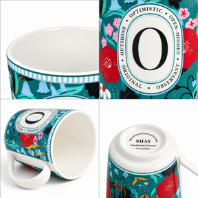 O Ceramic Coffee Mug – 300 ML | Alphabet Collection