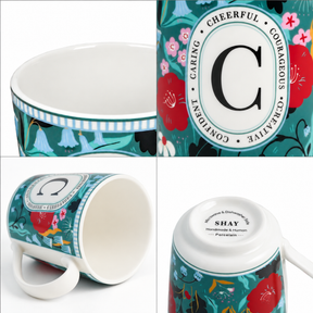 C Ceramic Coffee Mug | 300 ML | Alphabet Collection