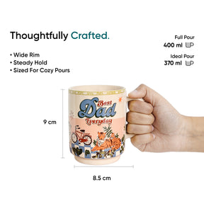 DAD Ceramic Coffee Mug, 300ml
