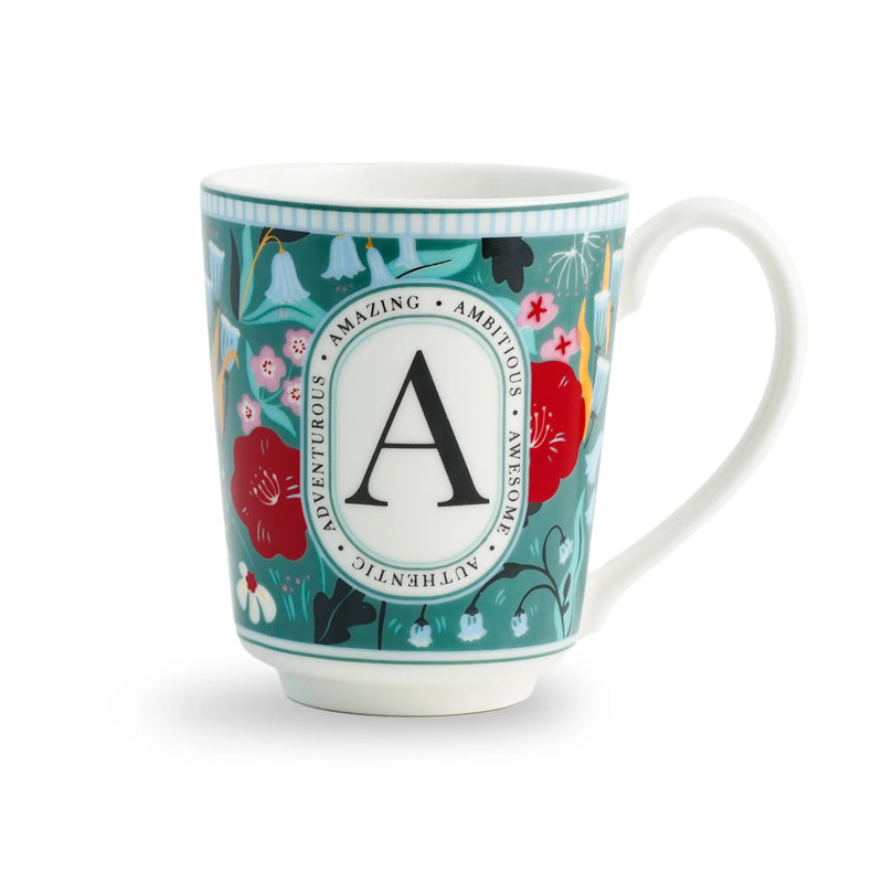 A Ceramic Coffee Mug | 300 ML | Alphabet Collection