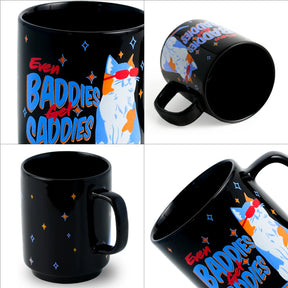 Ceramic Mug 300ml | Baddies Saddies Coffee Cup | Glossy Finish
