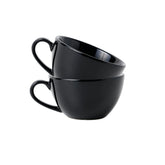 Black Cappuccino Cup Set of 2 | 250ml | Barista Collection