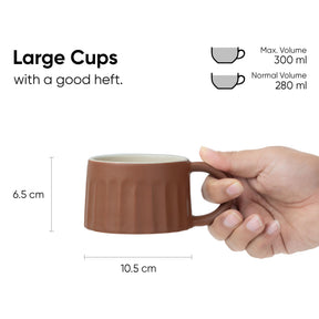 Ceramic Cappuccino Cup Set – Classic Line