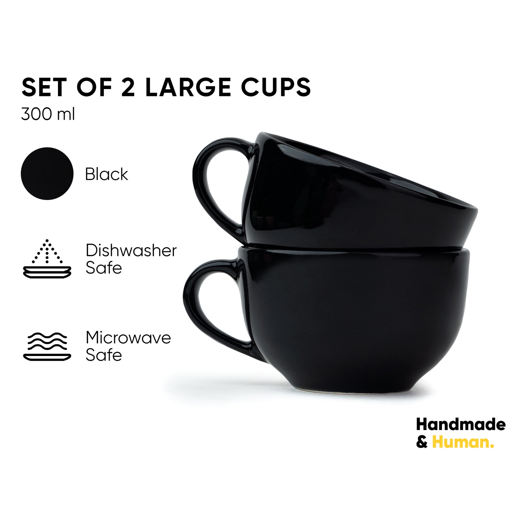 Ceramic Coffee Cup Set – XL Cuppa