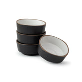Ceramic Snack Bowl Set | 330ml | Set of 4 | Matte Finish | Japandi Collection