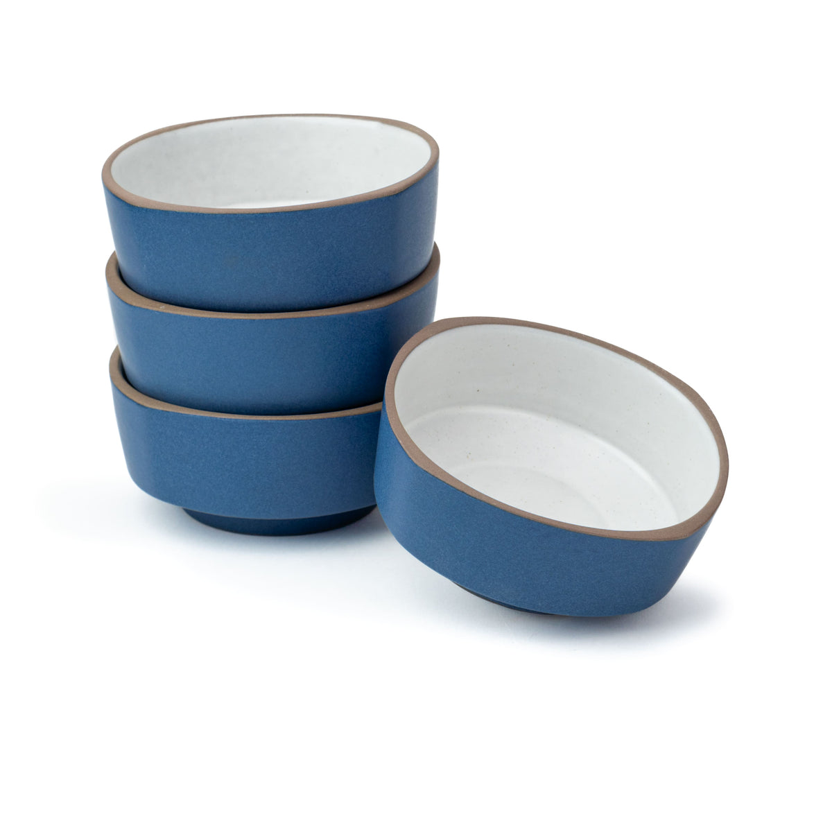 Ceramic Snack Bowl Set | 330ml | Set of 4 | Glossy Finish | Premium Stoneware