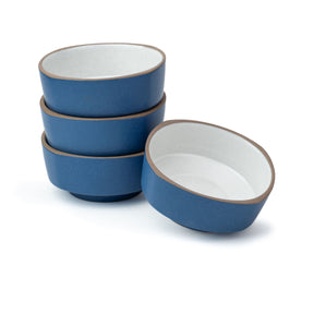 Ceramic Snack Bowl Set | 330ml | Set of 4 | Glossy Finish | Premium Stoneware