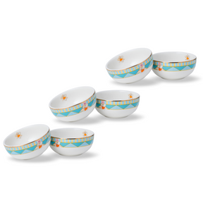Ceramic Veg Bowls – Set of 6 – 180ml – Nargis