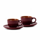 Ceramic Espresso Cup  Saucer Set | Set of 2 | 100ml