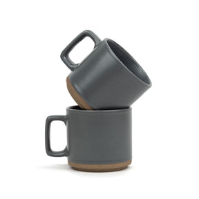 Japandi Large Ceramic Coffee Mug Set | Matte Finish | Coffee & Tea Mug | Microwave Safe