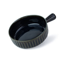 Ceramic Pasta Bowl with Handle | Self Reactive Collection | Serving Bowl