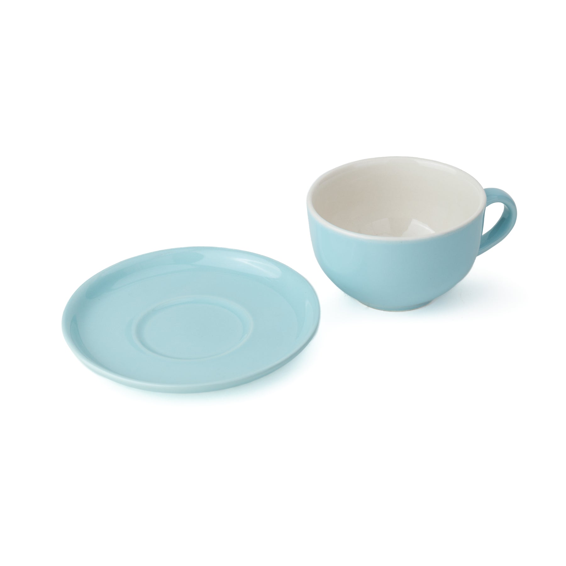Cappuccino Cup & Saucer Set 320ml – Sky Blue | XL Cuppa