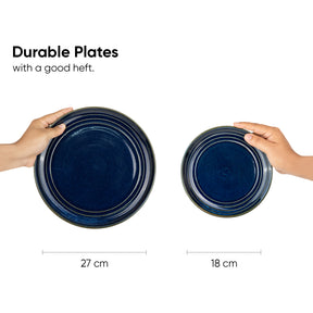 Self Reactive Ceramic Dinner Set of 21