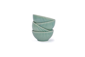 Ceramic Snack Bowl Set | 330ml | Set of 4 | Glossy Finish | Premium Stoneware