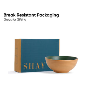 Bowl with 'SHAY' branded packaging on a white background
