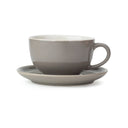 Large Ceramic Coffee Cup Saucer Set | 320ml | XL Cuppa Collection | Glossy Finish