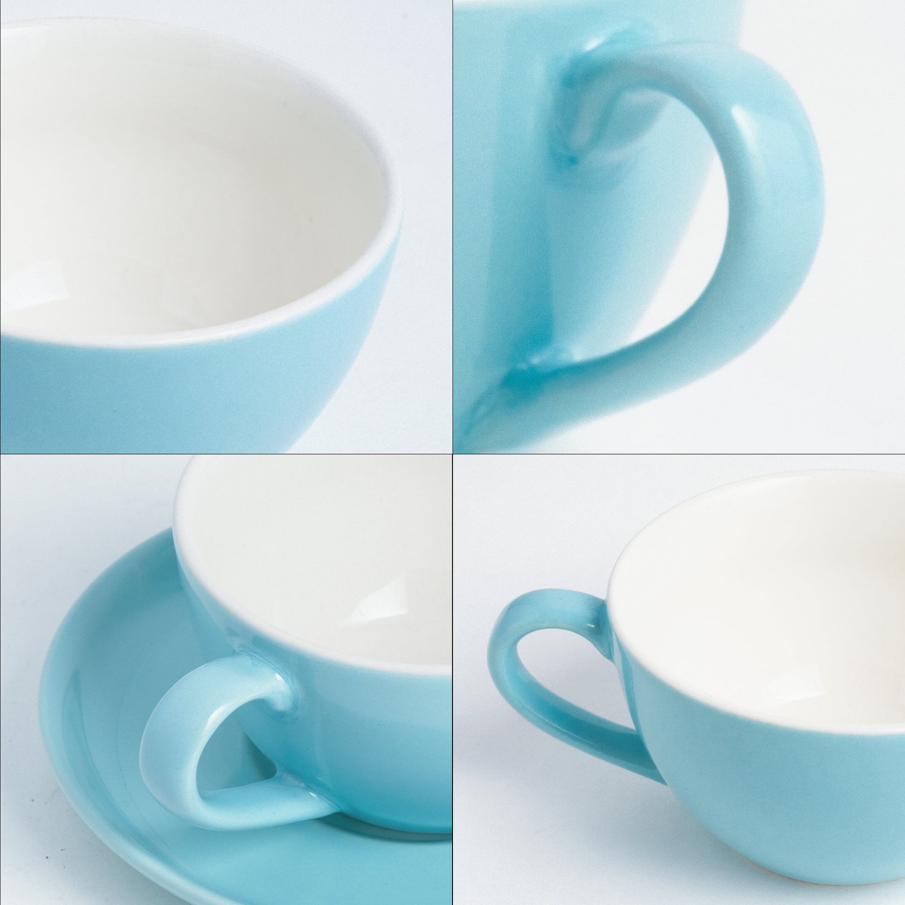 Ceramic Cappuccino Cup & Saucer – 250 ML